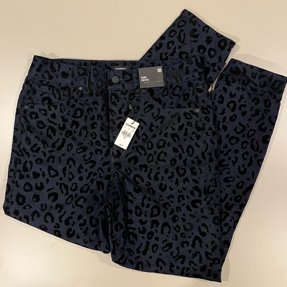 Express Dark Patterned Shorts